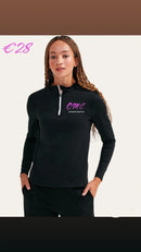 Cathy Mooney Coaching Women’s TriDri® recycled long sleeve brushed back ¼ zip top