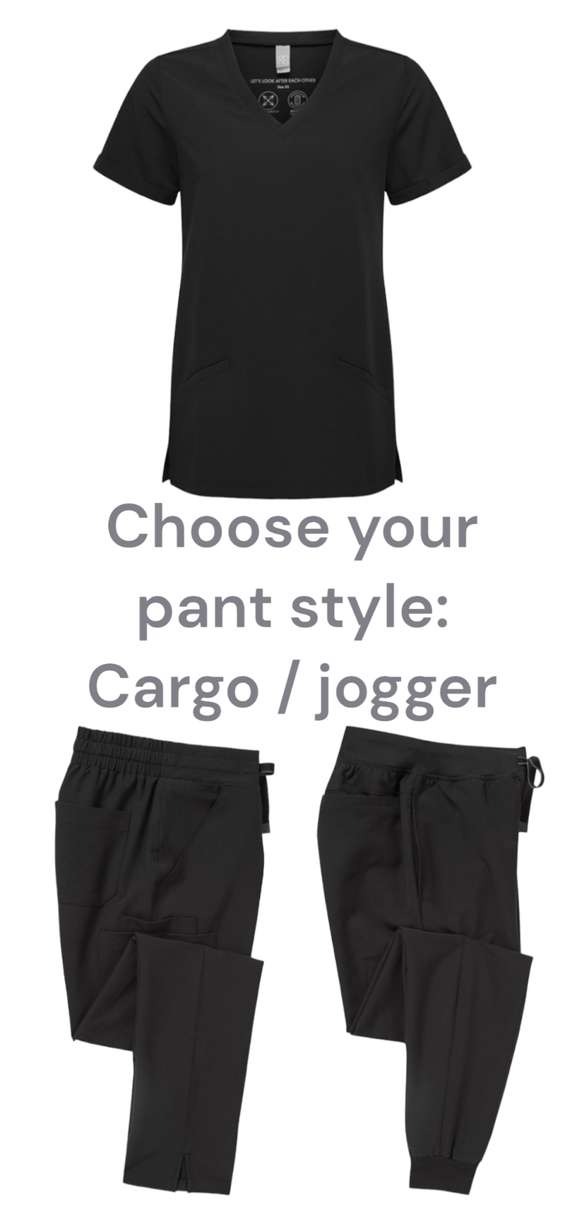Womens Luxe scrubs