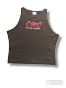 Cathy Mooney Coaching printed cropped vest