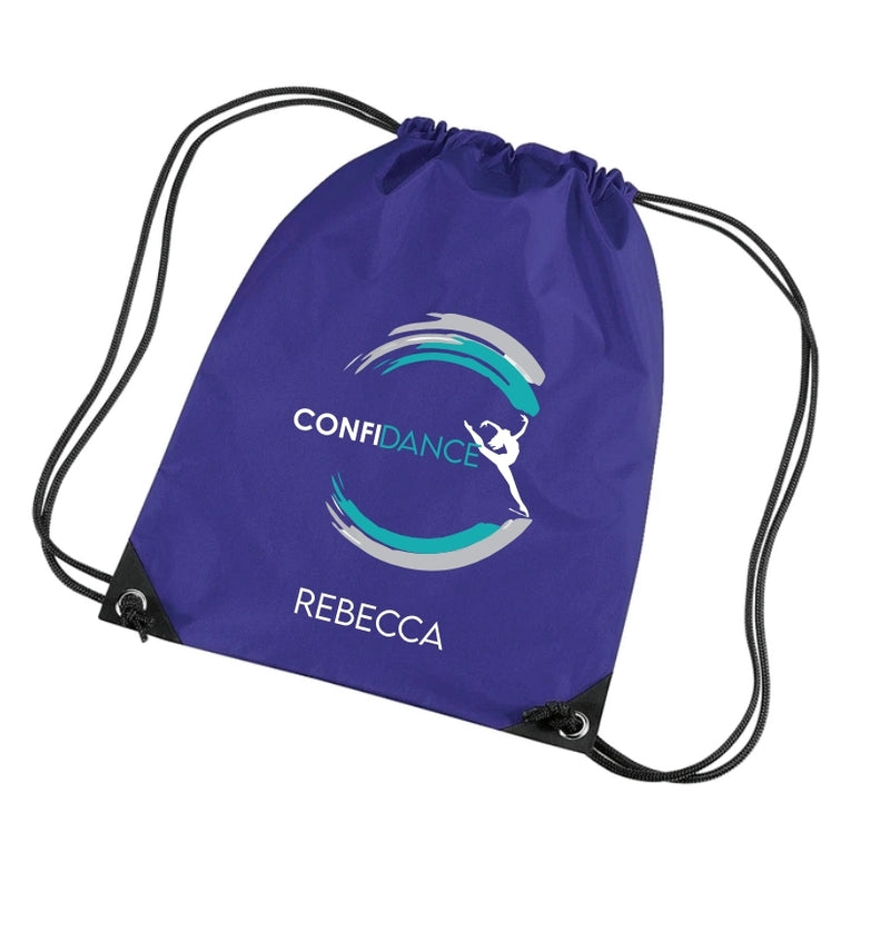 Confidance drawstring bag