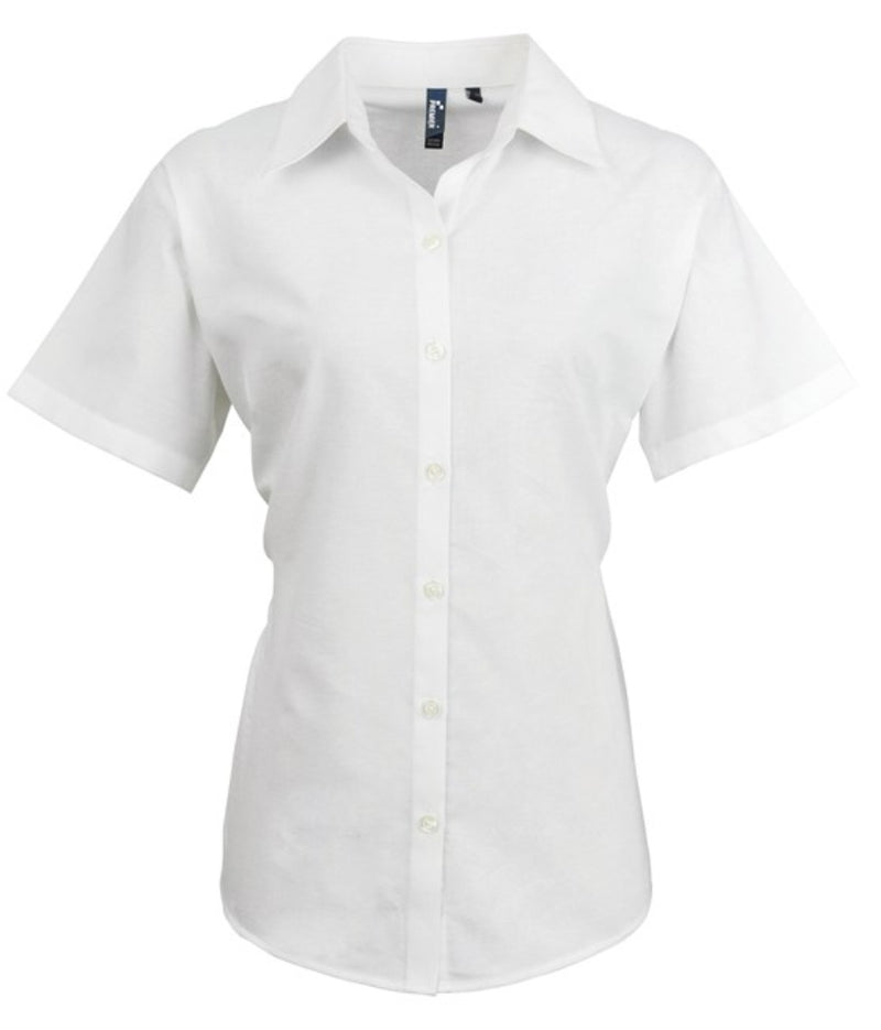 PR336 Women's signature Oxford short sleeve shirt