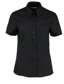KK701 - 
Women's corporate Oxford blouse short-sleeved (tailored fit)