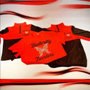 Butterfly twirlers half zip kids size