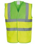 Hi-vis 2-band-and-braces waistcoat (HVW100)