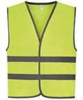 Hi-vis reflective border kids waistcoat (HVW102CH)