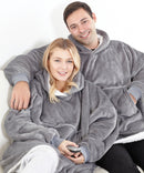 Oversized cosy reversible Sherpa hoodie