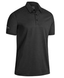 CW027  Heathered jacquard polo