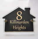 Supplied and fitted House Shaped signs