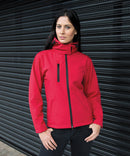 R230F Women's Core TX performance hooded softshell jacket