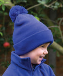 Junior pom pom beanie