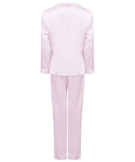 Women's satin long pyjamas