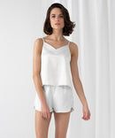 Women's satin cami short pyjamas