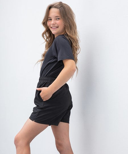 Kids track shorts